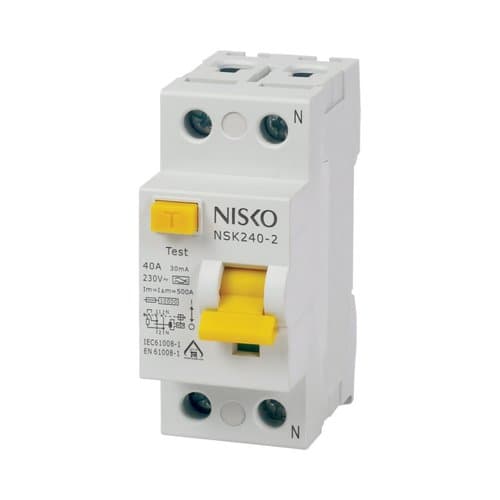 ממסר פחת NSK240-2 2X40/0.03 30mA