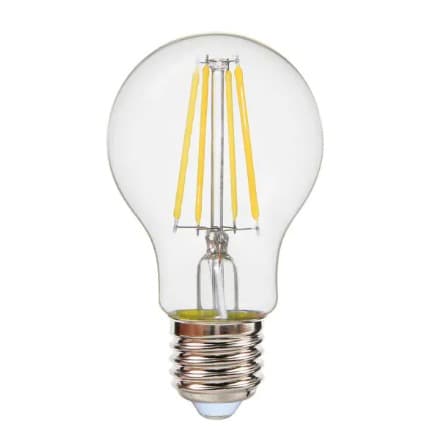 פילמנט לעמעום 8W A60 שקוף-אור צהוב