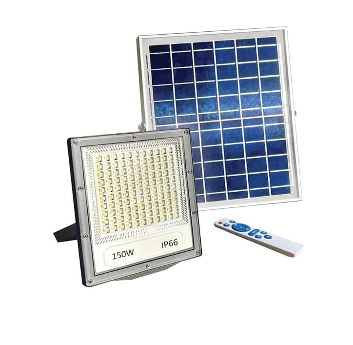 פנס הצפה סולארי IP66 150W SOL - אור לבן