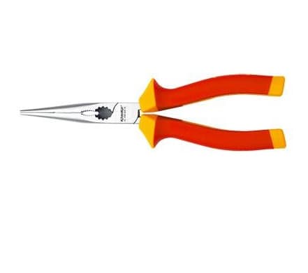 פלייר חרטום ארוך (Long Nose) של Klauke, אורך 205, דגם KL050205IS, מבודד ל-1000V.