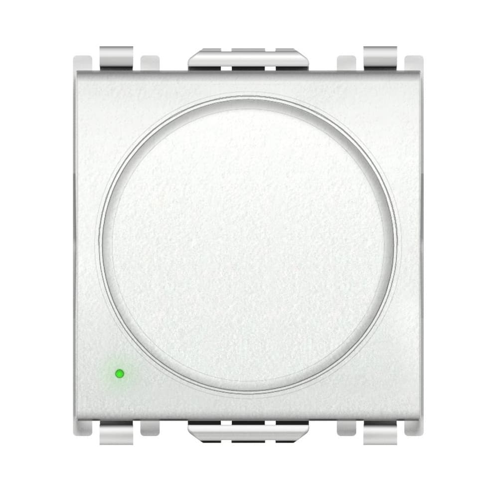 דימר סיבובי TRIAC 2 מודולים לבן מט הספק מקסימלי 5-150W מתאים לנורות LED