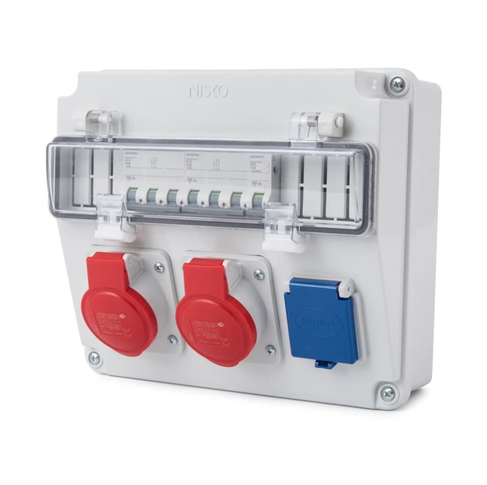 ארון שירות N-NPL 2516.110 עם: 1 יחידת 1X16 ו-2 יחידות 3X16