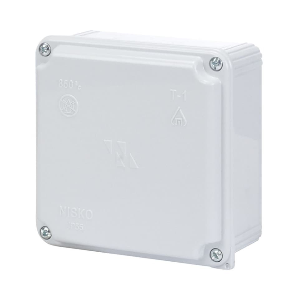 קופסת פיצול חלקה T-1 100X100X50 IP55