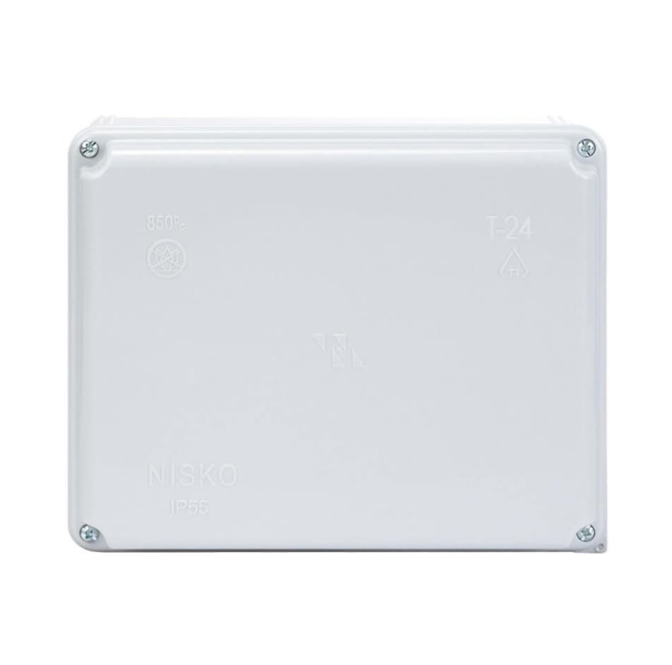 קופסת פיצול חלקה T-24 154X114X70 IP55