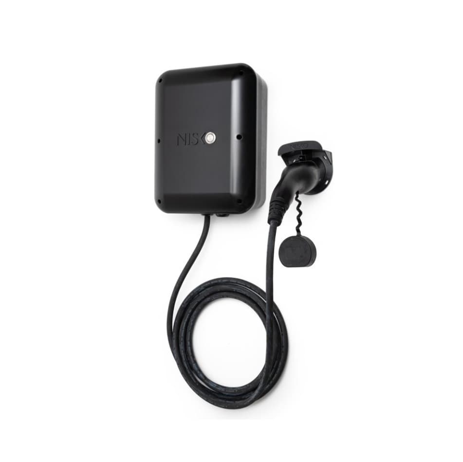 עמדת טעינה לרכב חשמלי EVNisko HOME TYPE2 בהספק 11kW כולל כבל באורך 5 מטר