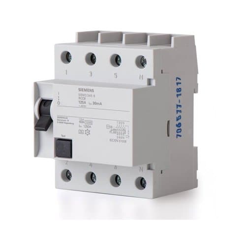 ממסר פחת 4X125A 30mA מסוג A