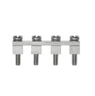 מגשר 4 קטבים למהדק WEIDMULLER WDU 50N, באריזה של 5 יח'.