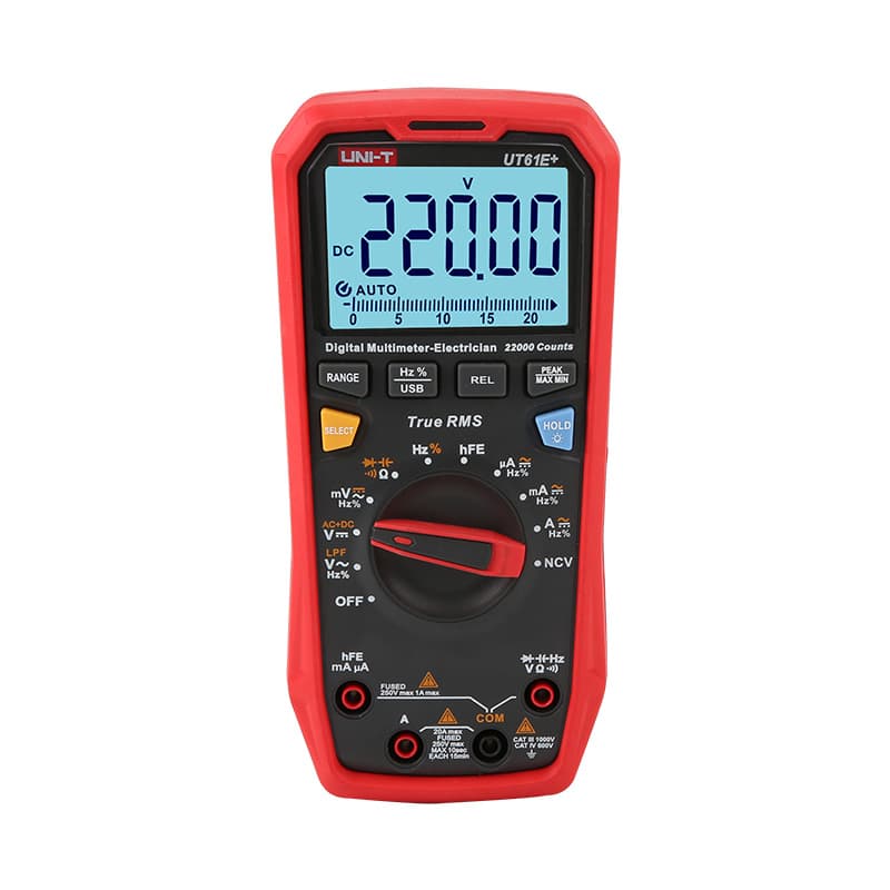 סדרת UT61+ - מולטימטרים דיגיטליים 1000V True RMS
